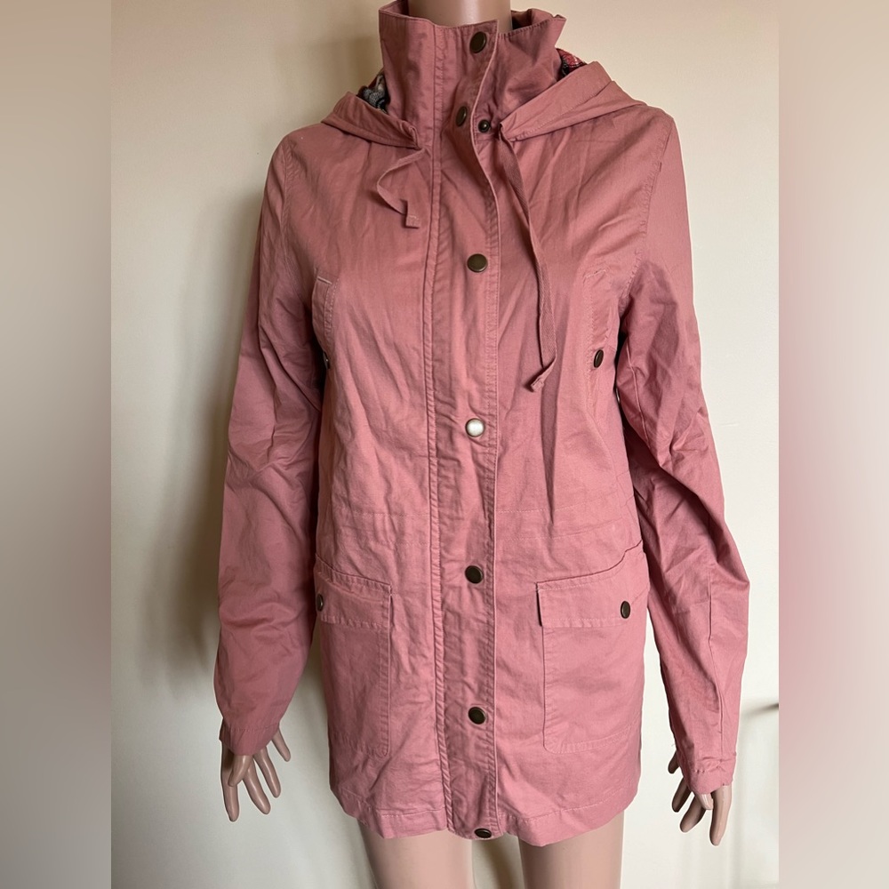 NEW pink cotton jacket size S